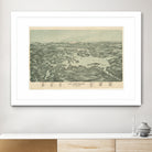 Vintage Map of Lake Winnipesaukee (1903) by Adam Shaw on GIANT ART - white photo illustration