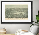 Vintage Map of Lake Winnipesaukee (1903) by Adam Shaw on GIANT ART - white photo illustration