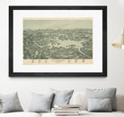 Vintage Map of Lake Winnipesaukee (1903) by Adam Shaw on GIANT ART - white photo illustration