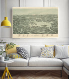 Vintage Map of Lake Winnipesaukee (1903) by Adam Shaw on GIANT ART - white photo illustration