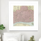 Vintage Map of Detroit Michigan (1901) by Adam Shaw on GIANT ART - white photo illustration