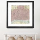 Vintage Map of Detroit Michigan (1901) by Adam Shaw on GIANT ART - white photo illustration