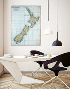 Vintage Map of New Zealand (1921) by Adam Shaw on GIANT ART - white photo illustration