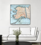 Vintage Map of Alaska (1921) by Adam Shaw on GIANT ART - white photo illustration