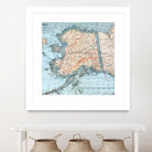 Vintage Map of Alaska (1921) by Adam Shaw on GIANT ART - white photo illustration