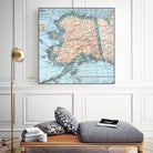 Vintage Map of Alaska (1921) by Adam Shaw on GIANT ART - white photo illustration