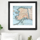 Vintage Map of Alaska (1921) by Adam Shaw on GIANT ART - white photo illustration