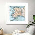 Vintage Map of Alaska (1921) by Adam Shaw on GIANT ART - white photo illustration