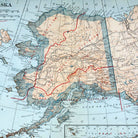 Vintage Map of Alaska (1921) by Adam Shaw on GIANT ART - white photo illustration