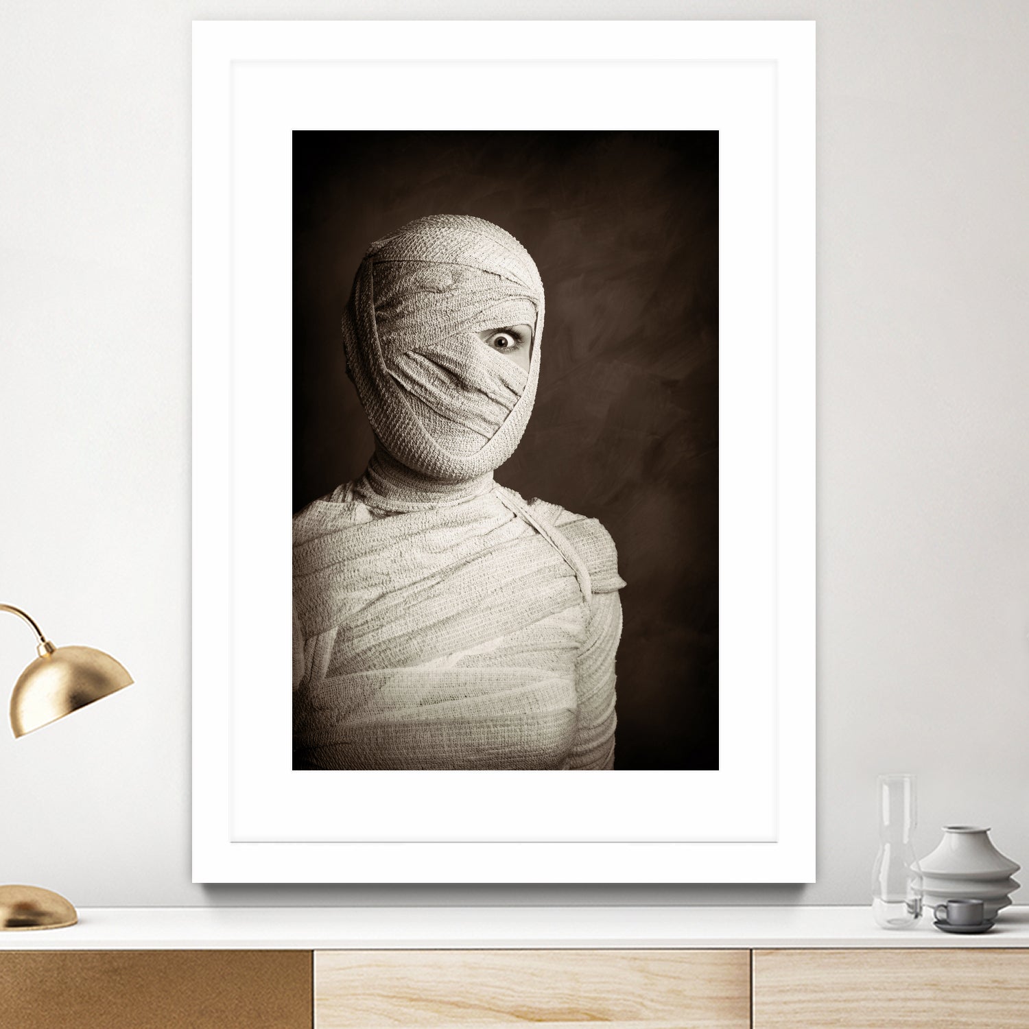 The Mummy by Axel Bueckert on GIANT ART - brown photo manipulation