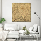 Vintage Map of Brooklyn New York (1874) by Adam Shaw on GIANT ART - white photo illustration