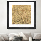 Vintage Map of Brooklyn New York (1874) by Adam Shaw on GIANT ART - white photo illustration