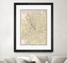 Vintage Map of Atlanta Georgia (1901) by Adam Shaw on GIANT ART - white photo illustration