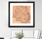 Vintage Map of Charleston South Carolina (1849) by Adam Shaw on GIANT ART - white photo illustration