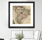 Vintage Map of South America (1747) by Adam Shaw on GIANT ART - white photo illustration