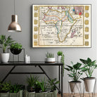 Vintage Map of Africa (1710) by Adam Shaw on GIANT ART - white photo illustration