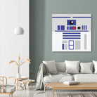 Are Two Dee Two by Proper Ganders on GIANT ART - white vector illustration