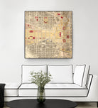 Vintage Map of Washington DC (1917) by Adam Shaw on GIANT ART - white photo illustration