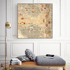 Vintage Map of Washington DC (1917) by Adam Shaw on GIANT ART - white photo illustration