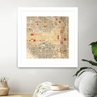 Vintage Map of Washington DC (1917) by Adam Shaw on GIANT ART - white photo illustration