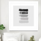 Black & White Stripes by Dana Shek on GIANT ART - white digital painting