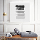 Black & White Stripes by Dana Shek on GIANT ART - white digital painting