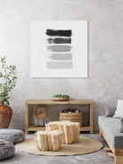 Black & White Stripes by Dana Shek on GIANT ART - white digital painting