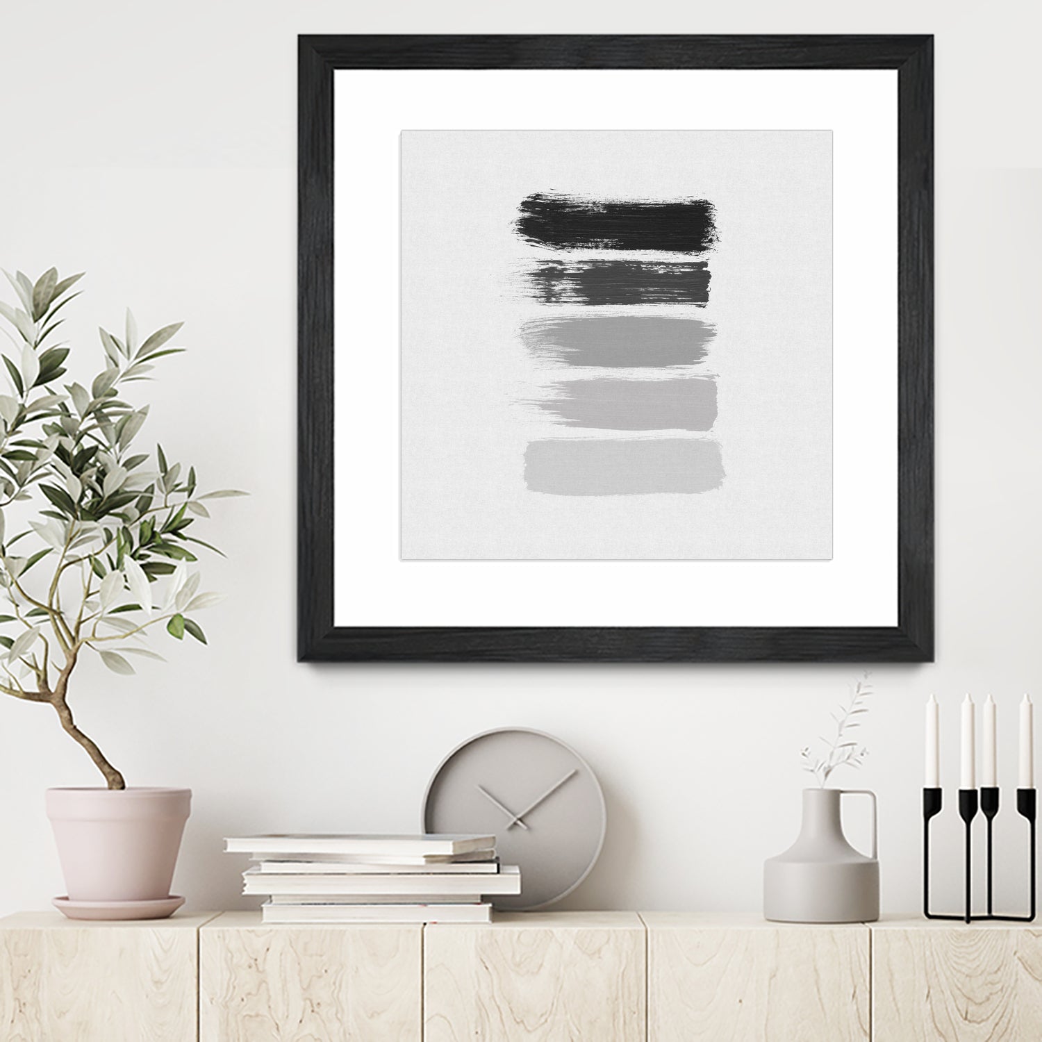 Black & White Stripes by Dana Shek on GIANT ART - white digital painting