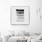 Black & White Stripes by Dana Shek on GIANT ART - white digital painting