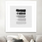 Black & White Stripes by Dana Shek on GIANT ART - white digital painting