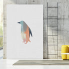 Pastel Penguin by Dana Shek on GIANT ART - white digital painting