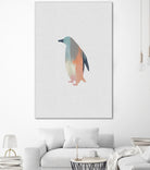 Pastel Penguin by Dana Shek on GIANT ART - white digital painting