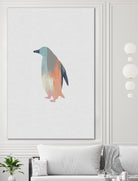 Pastel Penguin by Dana Shek on GIANT ART - white digital painting