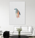 Pastel Penguin by Dana Shek on GIANT ART - white digital painting