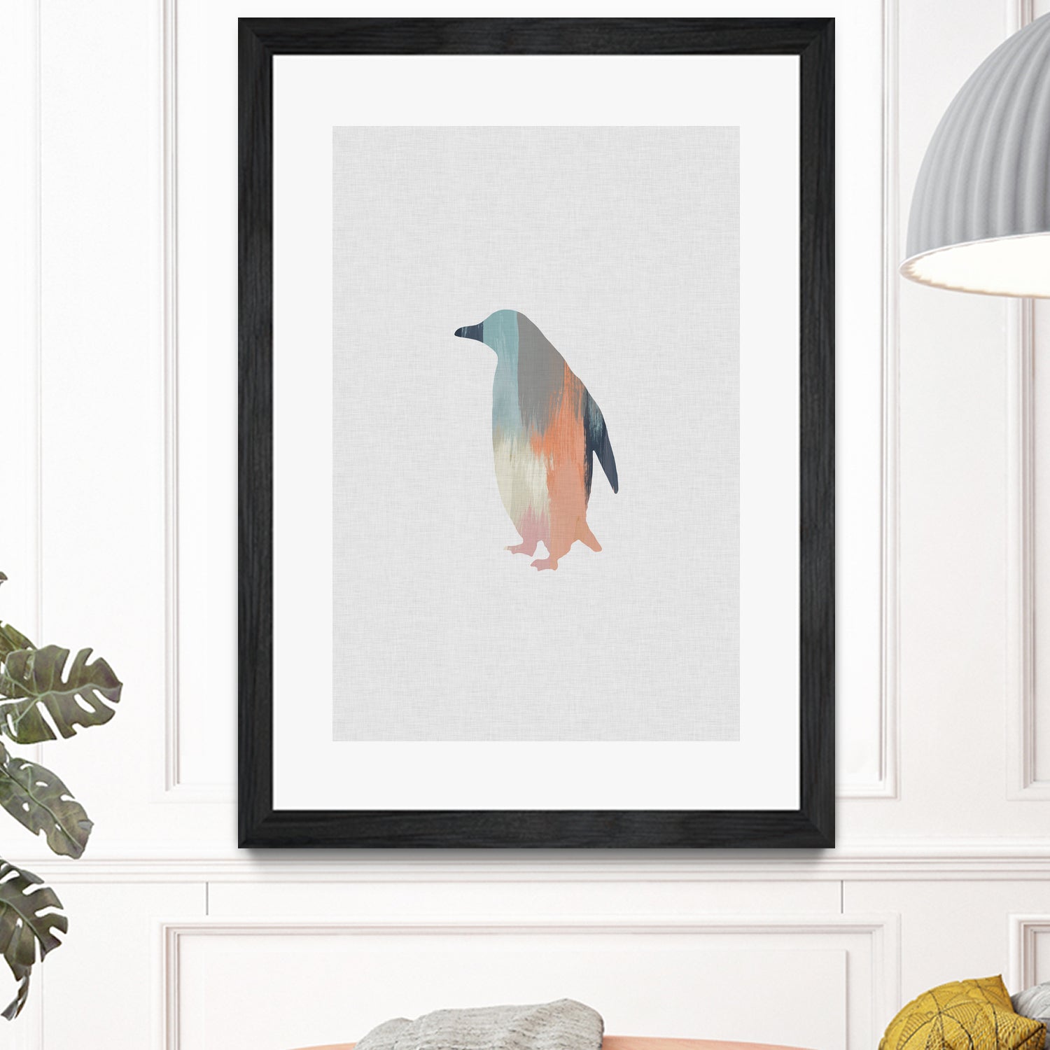 Pastel Penguin by Dana Shek on GIANT ART - white digital painting