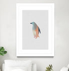 Pastel Penguin by Dana Shek on GIANT ART - white digital painting