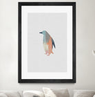 Pastel Penguin by Dana Shek on GIANT ART - white digital painting