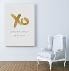 XO Love You More by Dana Shek on GIANT ART - white typography