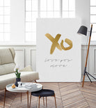 XO Love You More by Dana Shek on GIANT ART - white typography