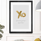 XO Love You More by Dana Shek on GIANT ART - white typography