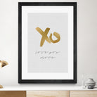 XO Love You More by Dana Shek on GIANT ART - white typography