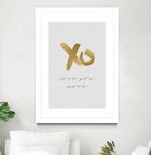 XO Love You More by Dana Shek on GIANT ART - white typography