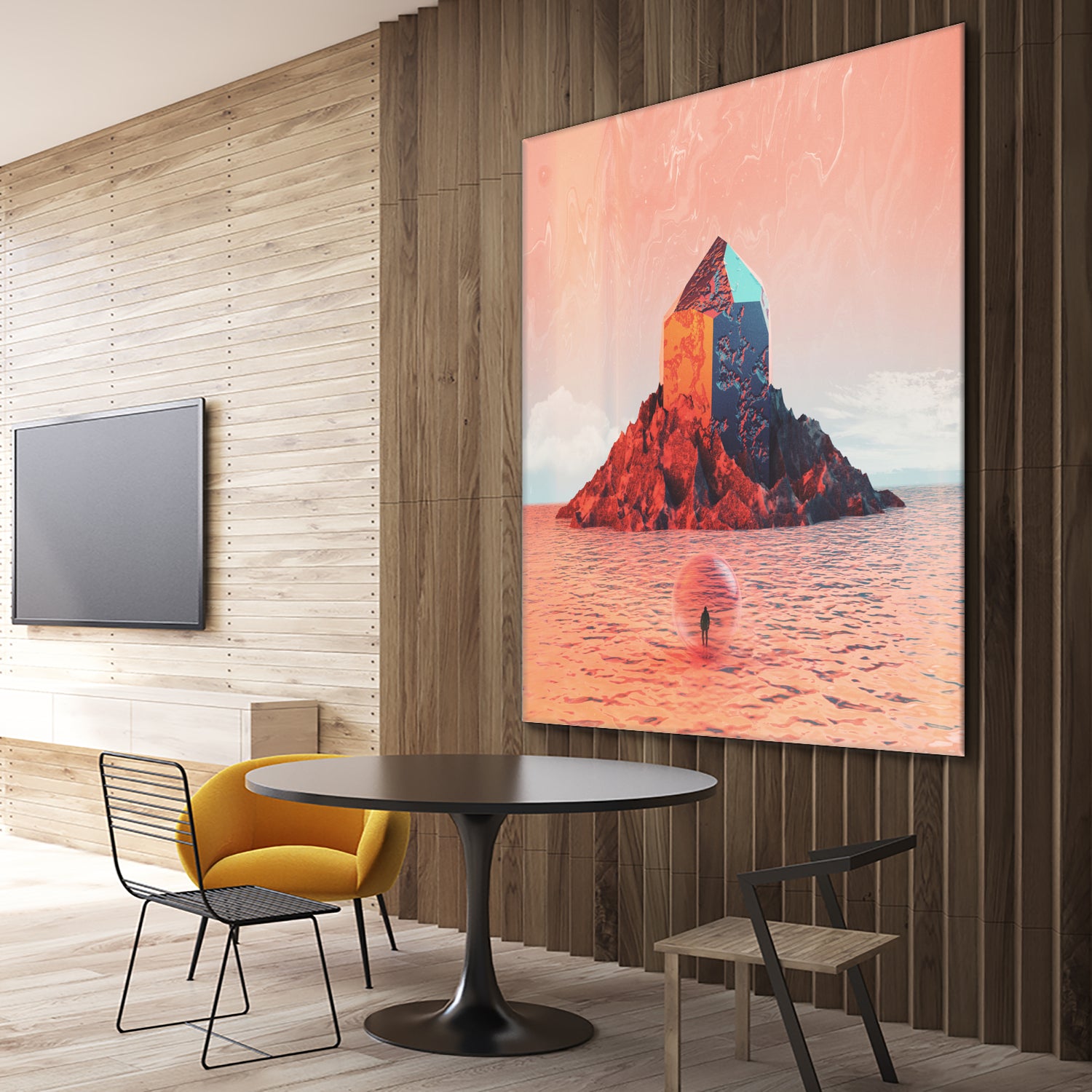 Miracle by Jorge Luis Miraldo on GIANT ART - pink digital painting