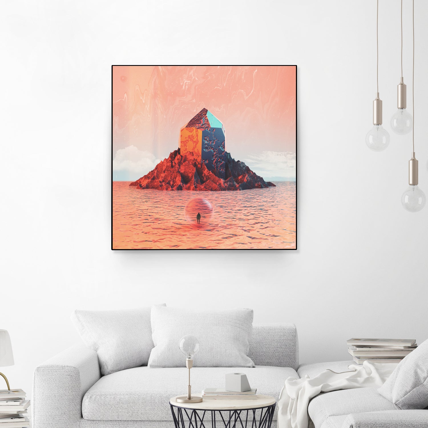 Miracle by Jorge Luis Miraldo on GIANT ART - pink digital painting