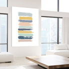 Pastel Stripes by Dana Shek on GIANT ART - white digital painting