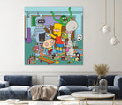 Cartoon Stoners by Proper Ganders on GIANT ART - blue vector illustration