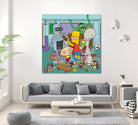 Cartoon Stoners by Proper Ganders on GIANT ART - blue vector illustration