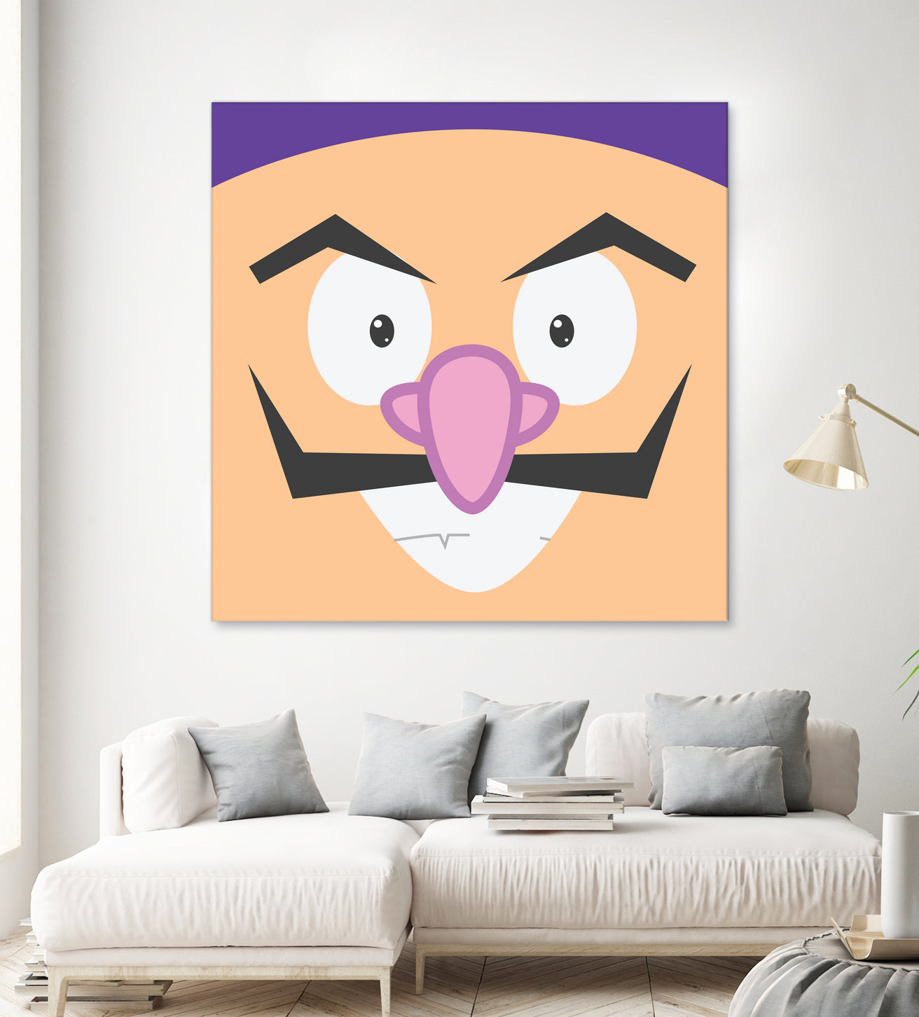 Waluigi by Proper Ganders on GIANT ART - brown vector illustration