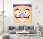 Waluigi by Proper Ganders on GIANT ART - brown vector illustration