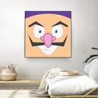 Waluigi by Proper Ganders on GIANT ART - brown vector illustration